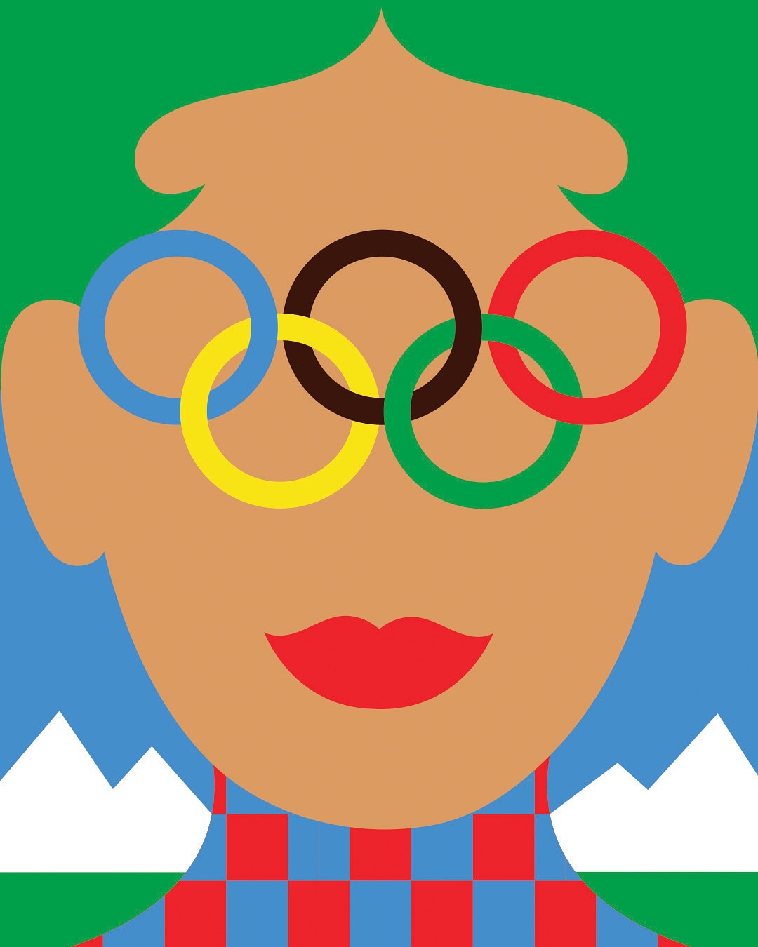 olympic 2026 art poster official poster pictogram dai lua cauldron y milan