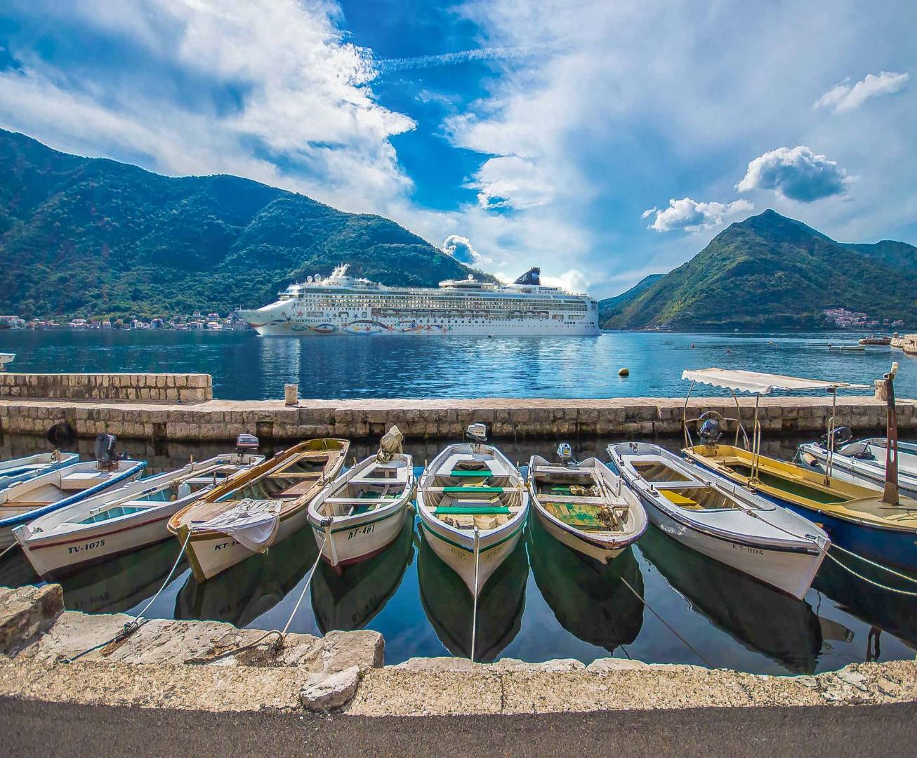 Boka Kotorska balkan dia trung hai