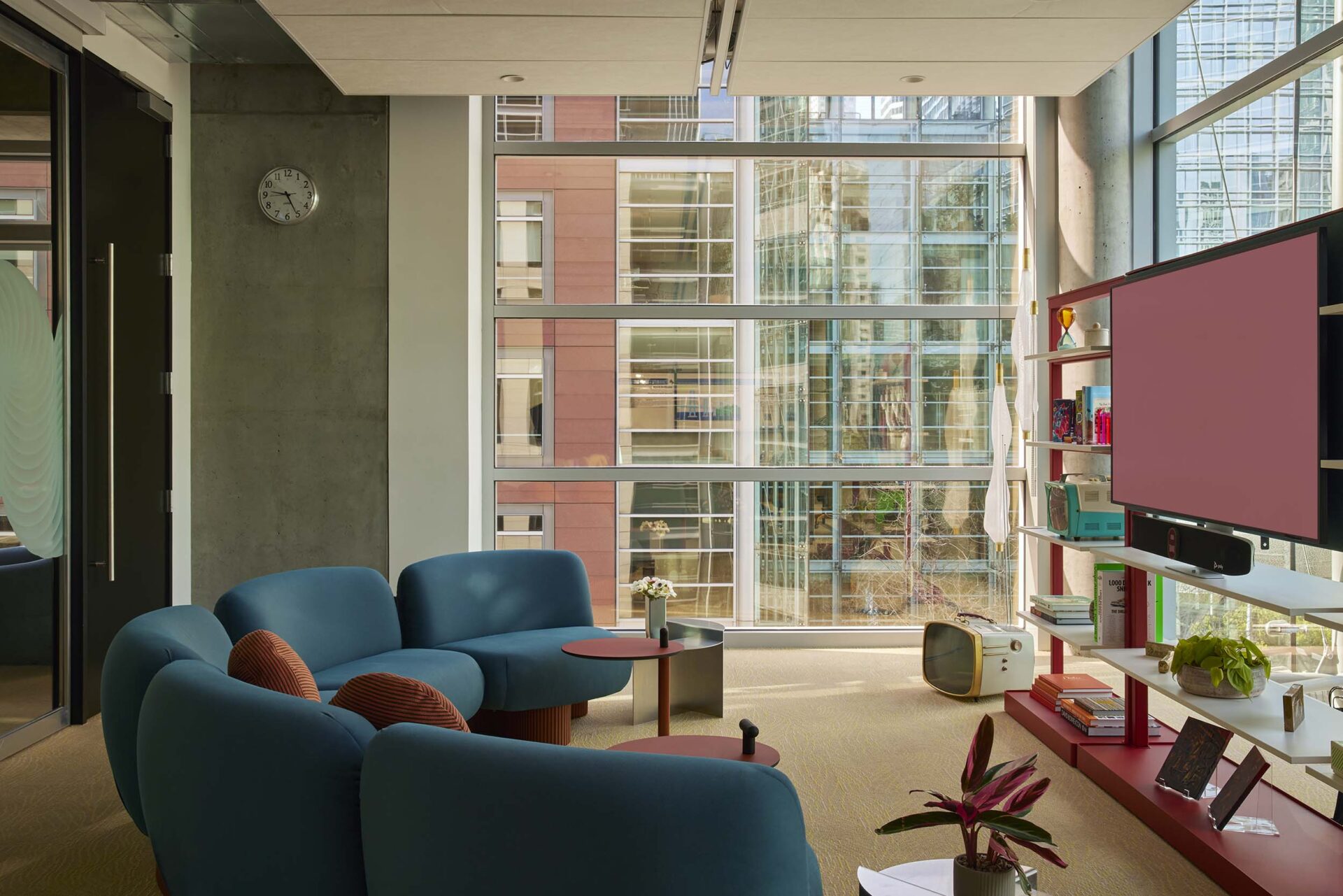 office inuit khong gian lam viec sac mau nghe thuat the bureau