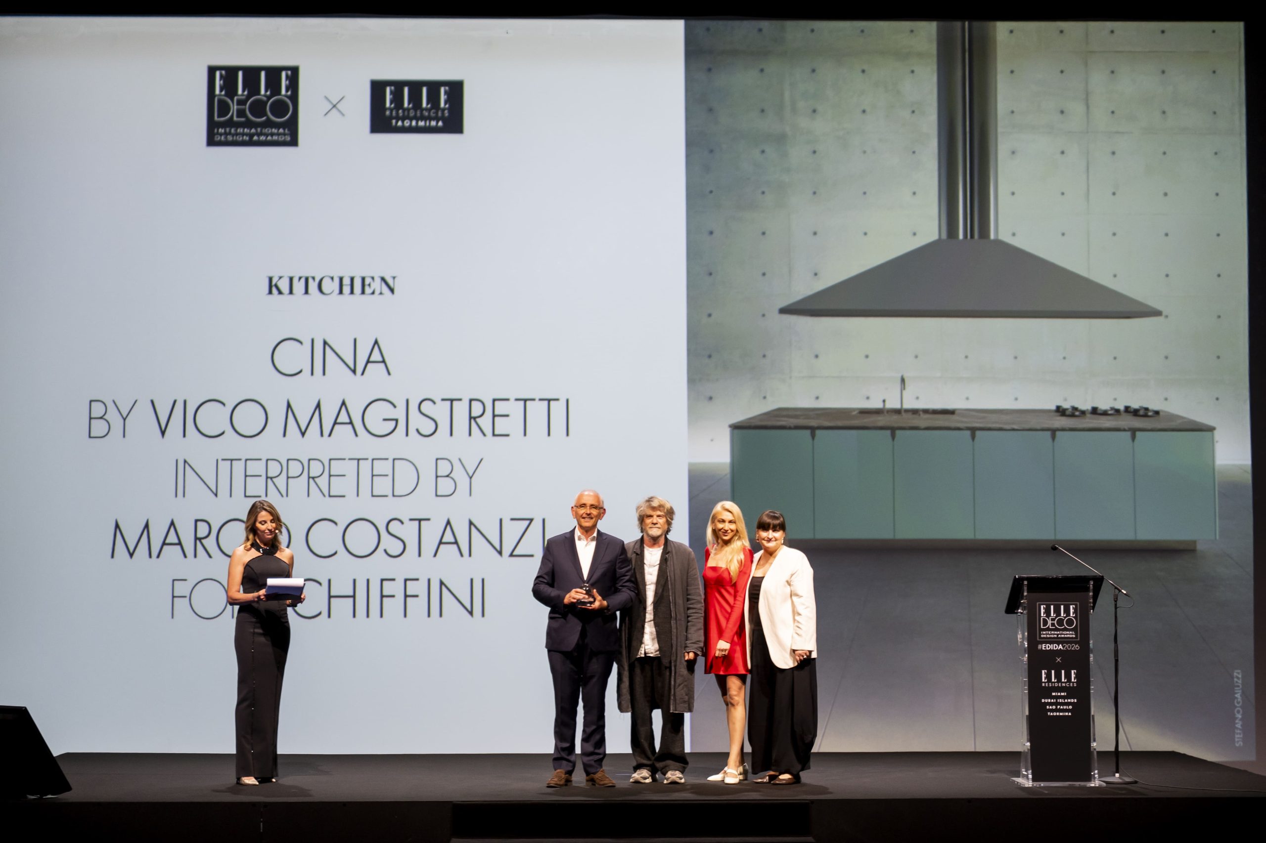 Kitchen Cina Vico Magistretti Interpreted by Marco Costanzi Schiffini