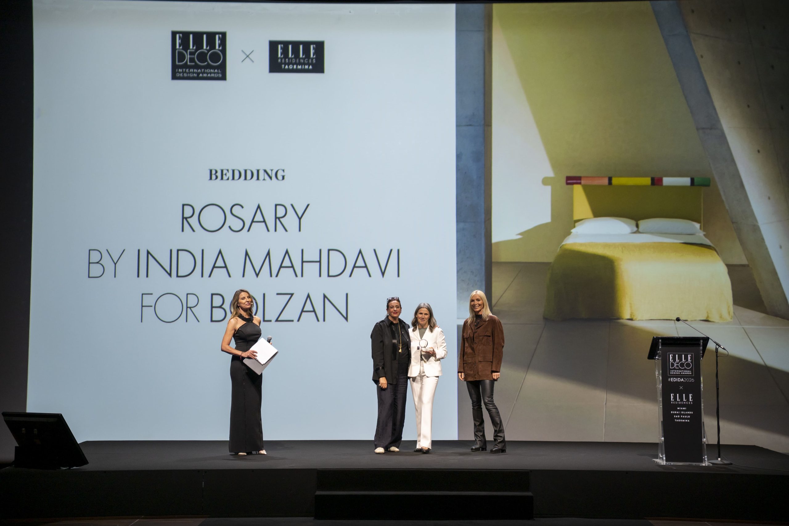 EDIDA 2026 ELLE DECO International Design Awards Bedding Rosary India Mahdavi Bolzan