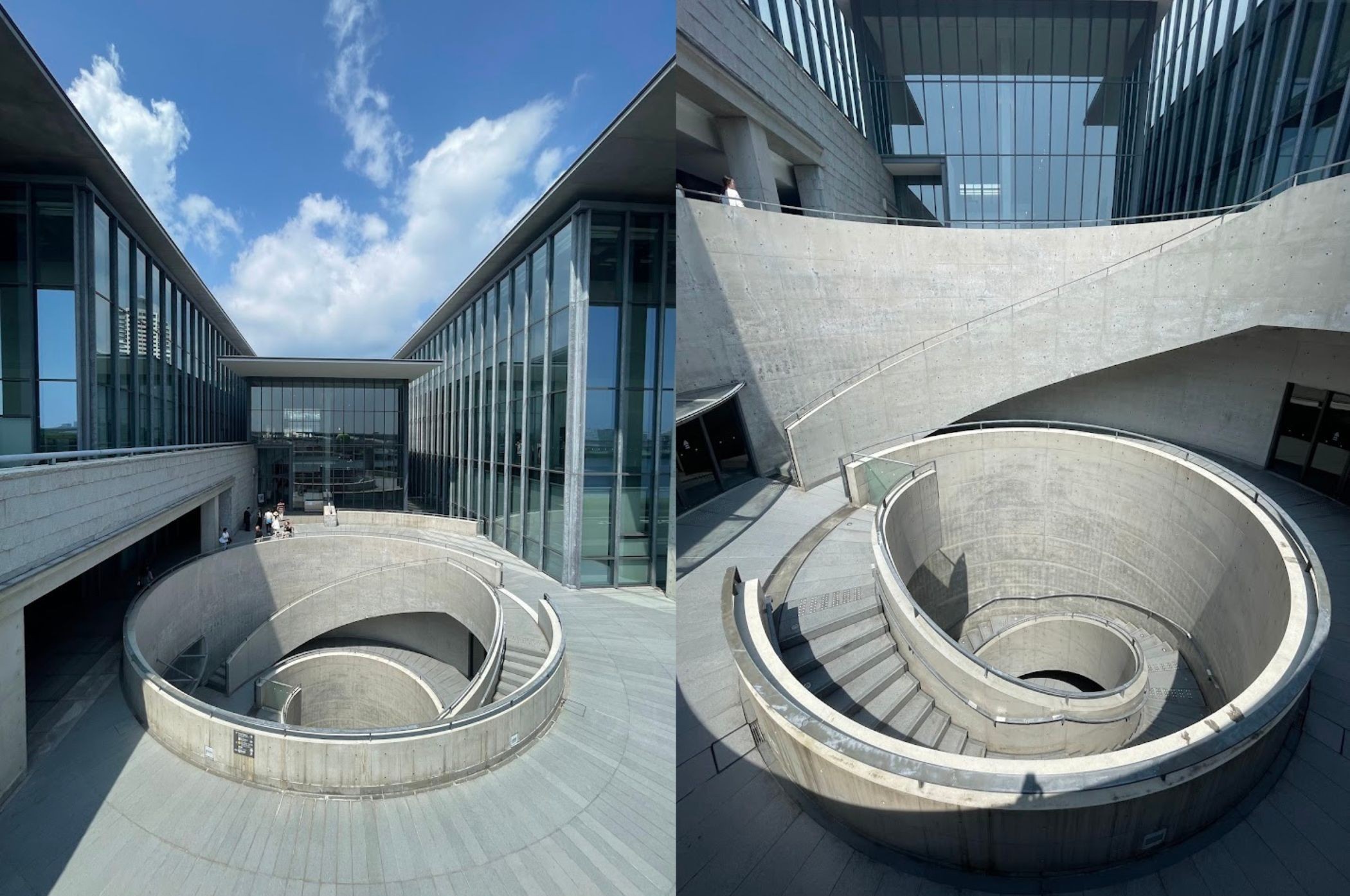 Hyogo Prefectural Museum of Art kien truc be tong brutalism tadao ando