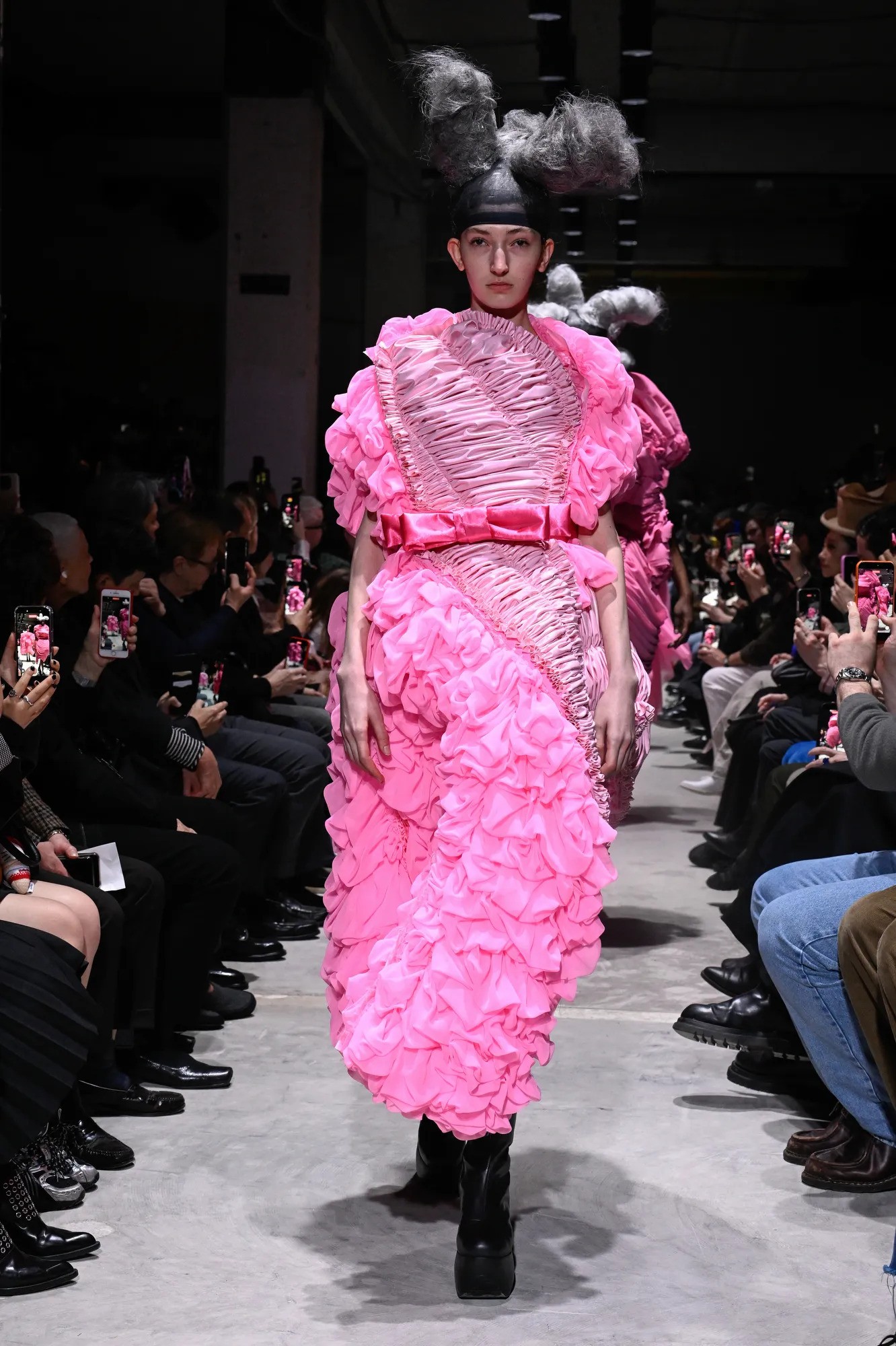 Comme des Garcon rei kawakubo fall 2026 sakura cherry blossom