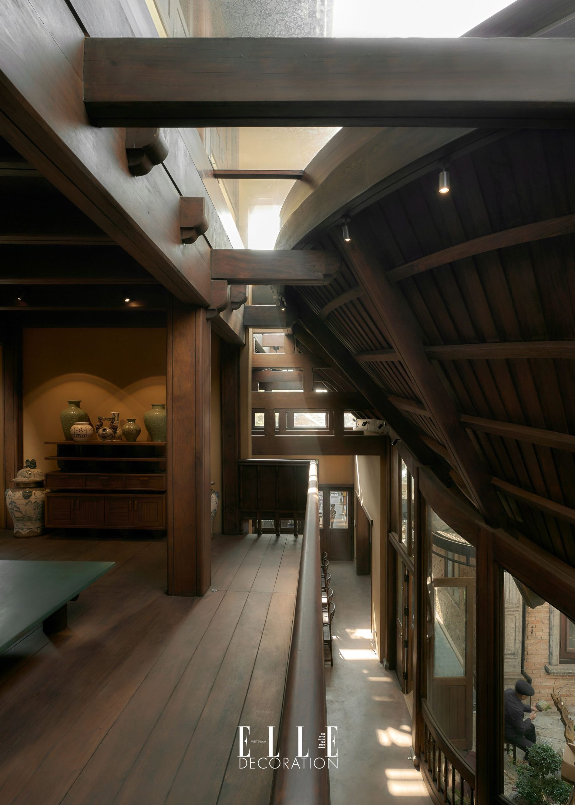 nha nam dinh san go nha co