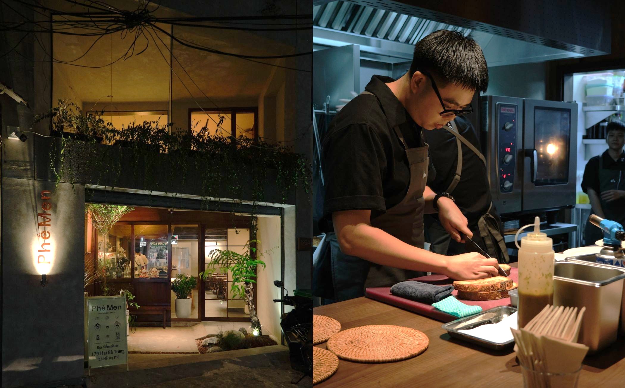Phe Men Bakehouse & Eatery hoang anh bearbrickbtws blogger nha hang after hour