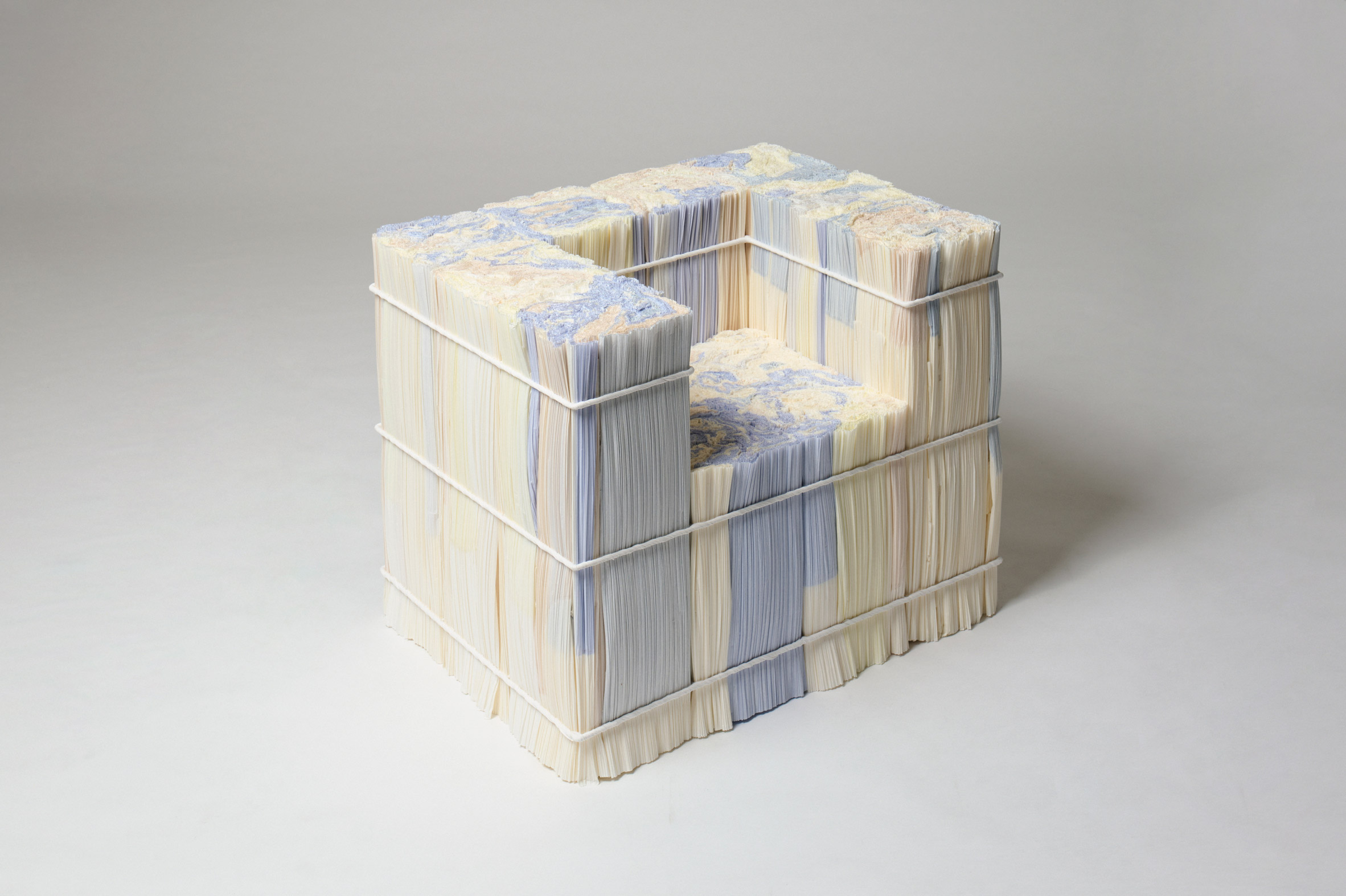 issey miyake The Paper Log Shell and Core do noi that giay dap pli Ensamble Studio