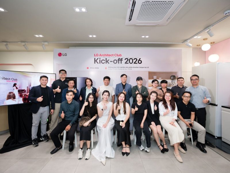 LG Architect Club 2026: Khi thiết bị gia dụng trở thành ngôn ngữ thiết kế