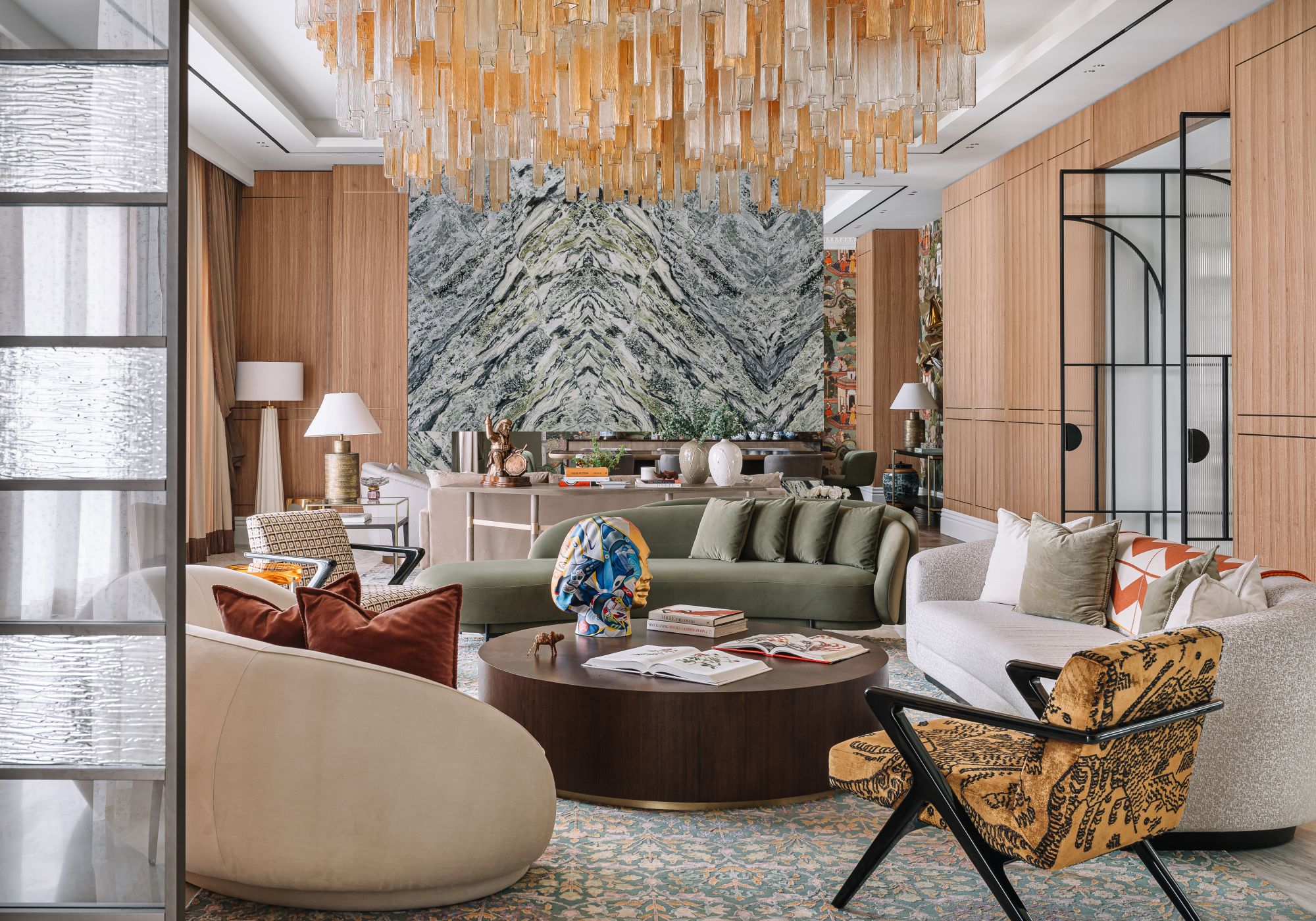 noi that maximalism phong khach orchard house