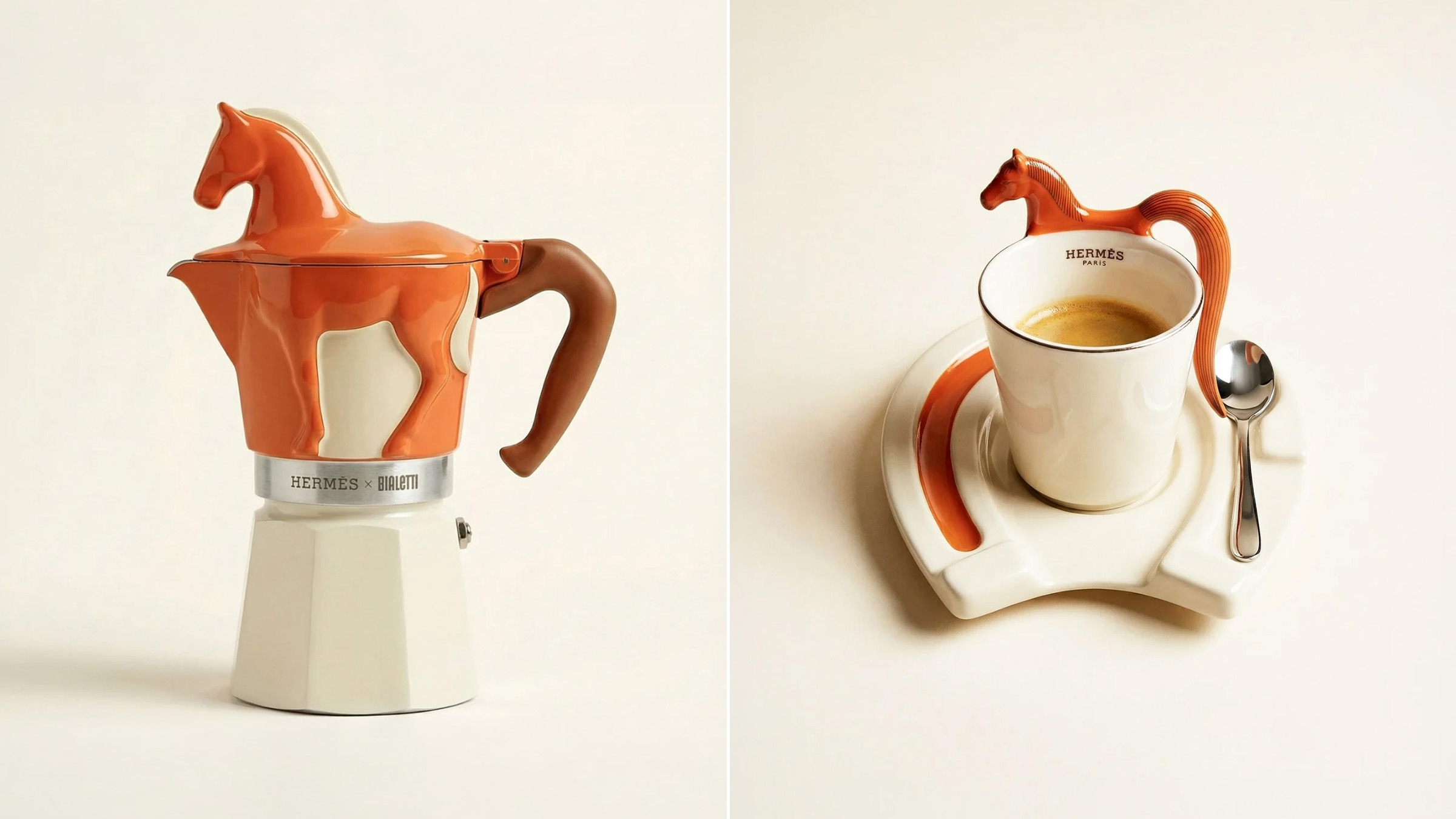 Hermes Bialetti Jane Morelli am pha ca phe moka pot