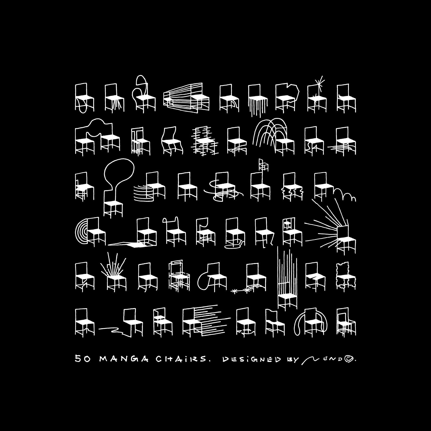 50 Manga Chairs nendo do noi that typology