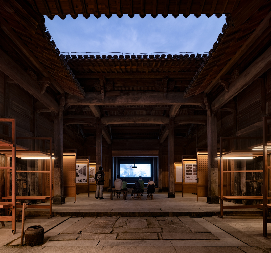 Nanping Huangshan China Atelier Guo Cheng Family Ancestral Hall village cinema di san
