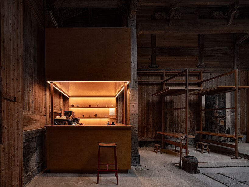 Nanping Huangshan China Atelier Guo Cheng Family Ancestral Hall village cinema di san