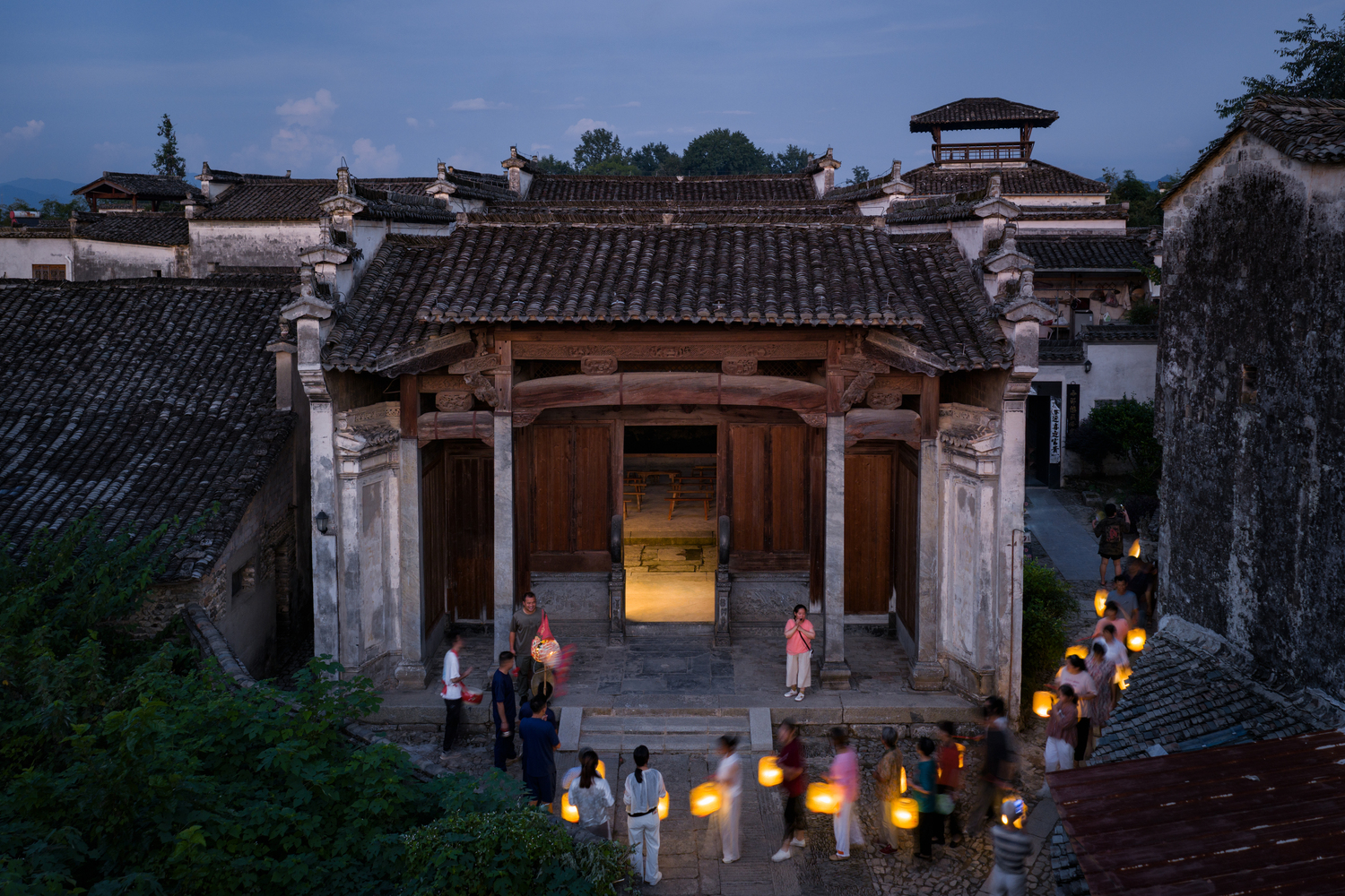 Nanping Huangshan China Atelier Guo Cheng Family Ancestral Hall village cinema